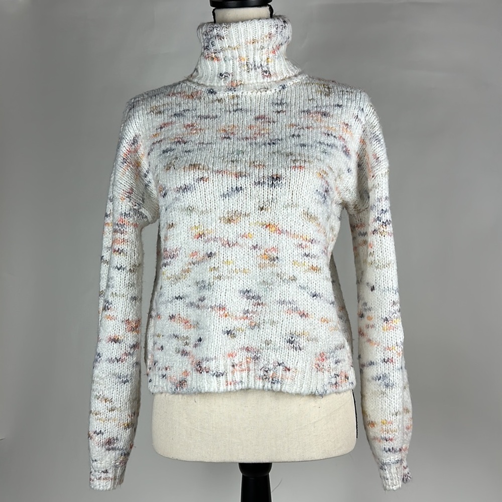 Jessica Simpson Turtle Neck Confetti Sweater -size XS